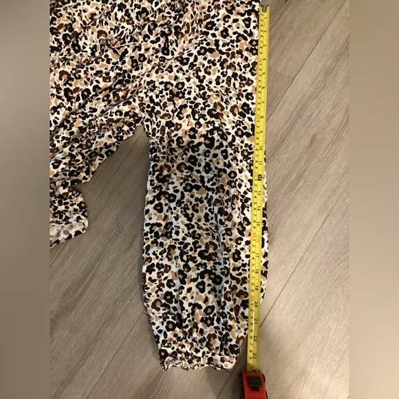 Anthropologie Maeve Katia Leopard Print Ruffle Shirt Blouse Top. Size 16. - Picture 9 of 10